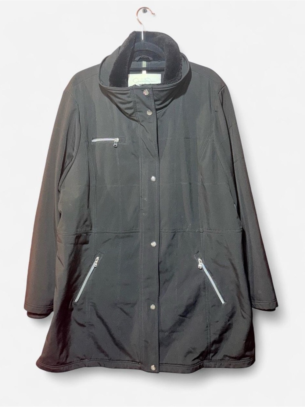 Jessica Simpson Black Long Puffer Coat